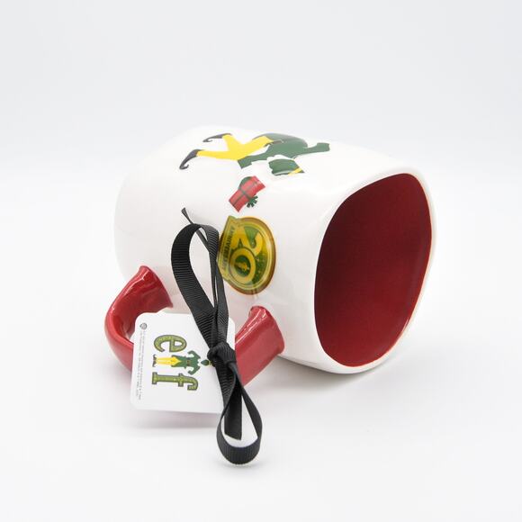 Rae Dunn The Elf Mug, Raised By Elves 20th Anniversary 16oz Coffee Cup - Picture 9 of 10